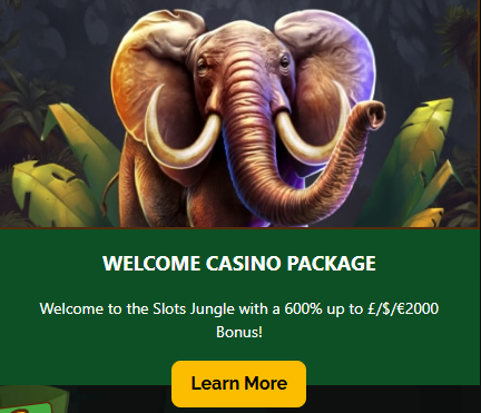 Slots Safari casino welcome bonus